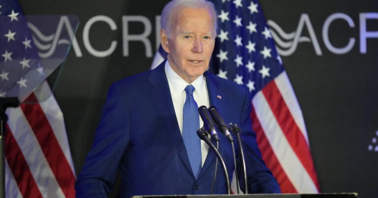 Biden Says Trump Is ‘Breaking Things,’ Including the Safety Net