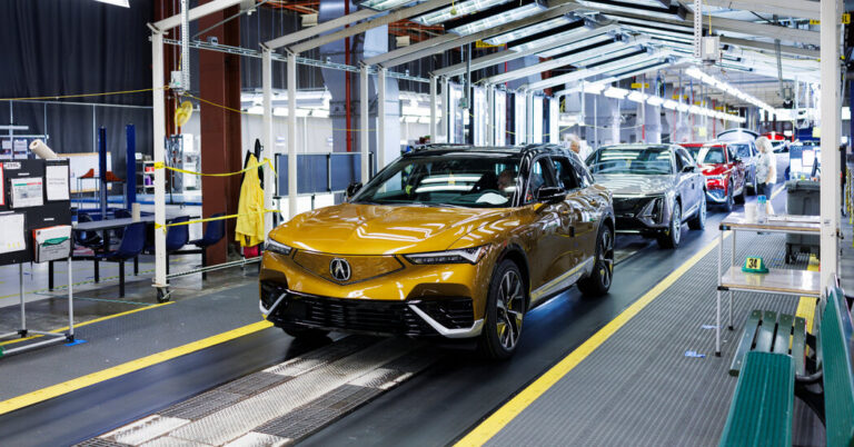 G.M. Withdraws Profit Forecast as Trump Tariffs Take a Toll