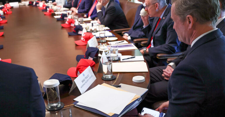 Waltz’s Use of Messaging Platform Raises New Security Questions