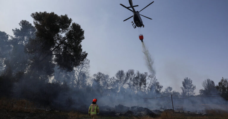 Israel Scrambles to Extinguish Wildfires on Outskirts of Jerusalem