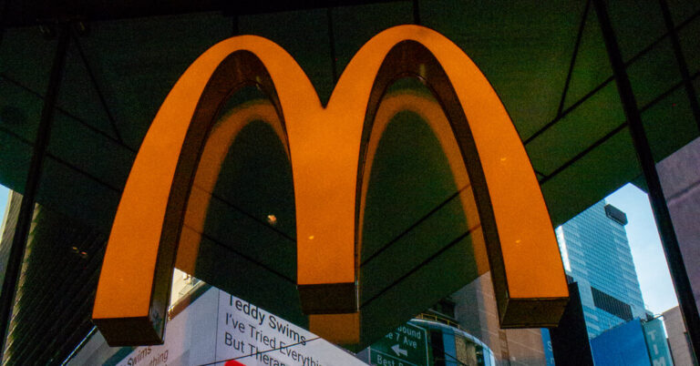 In an Uncertain Economy, McDonald’s Sees Spending Decline