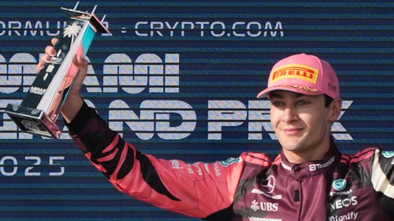 Miami GP: George Russell keeps podium as Red Bull protest against Mercedes driver rejected by stewards | F1 News