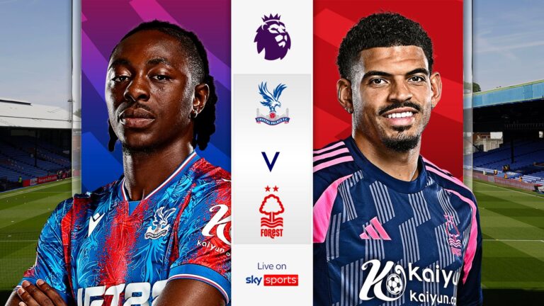 C Palace vs N Forest – Live match updates