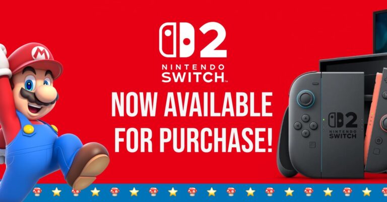 Nintendo Switch 2 now available for purchase online