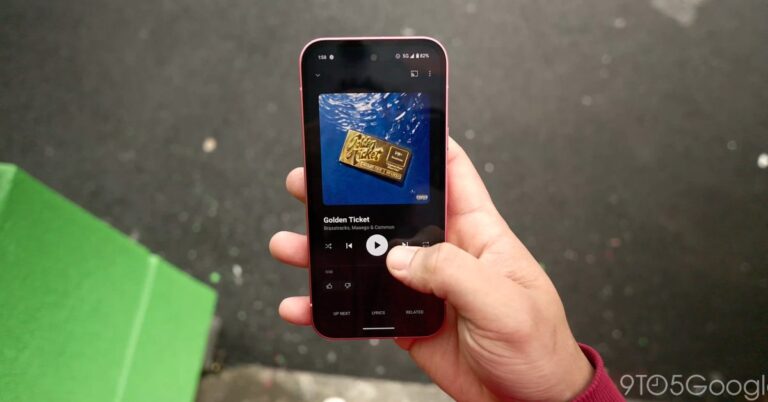 YouTube Music Now Playing redesign moves the thumbs up/down