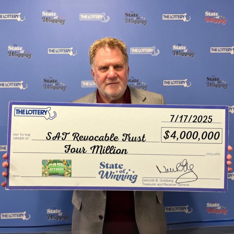 Mass. State Lottery winner: $4M winner to give prize to charity