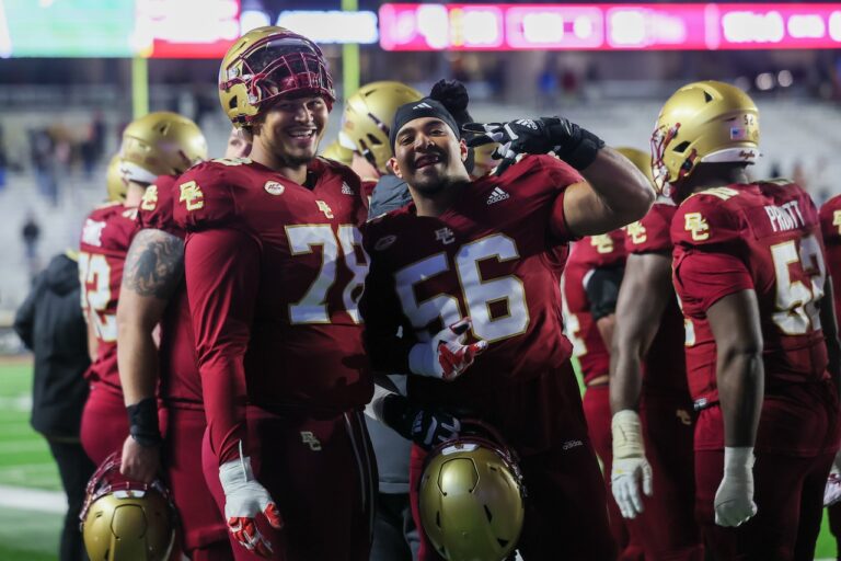 Dylan Lonergan shines in debut win for Boston College