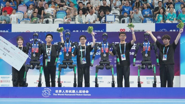 China's inaugural 'Robot Olmypics' delivers impressive feats and disastrous falls