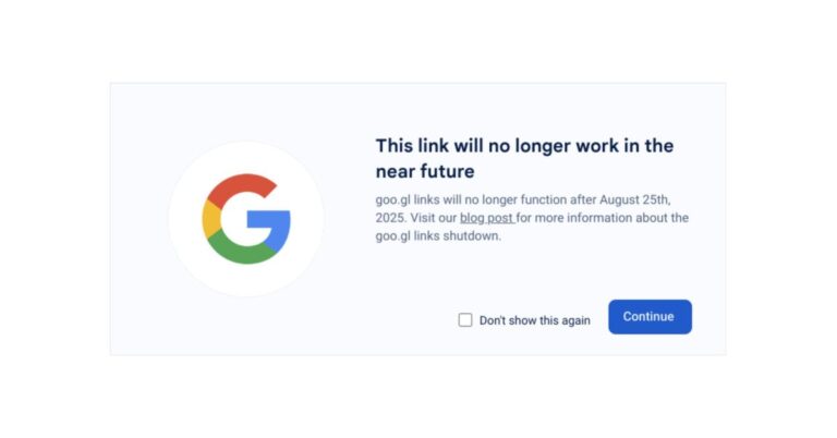 Google keeping ‘actively used’ goo.gl, others links will stop in Aug.
