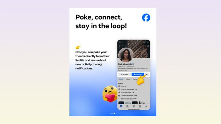 21 years later, Meta still hasn’t given up on the Facebook ‘poke’