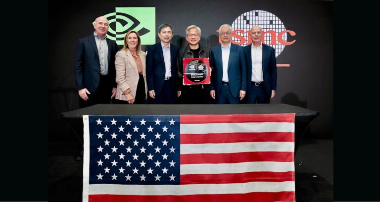 NVIDIA shows off its first Blackwell wafer manufactured in the US