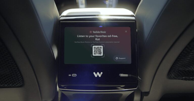 Waymo adds YouTube Music support, new ‘My car’ tab