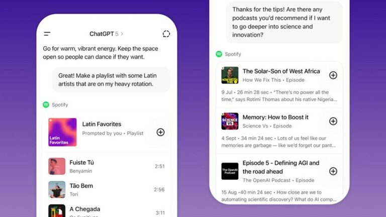Spotify, Canva and other apps can now connect to ChatGPT