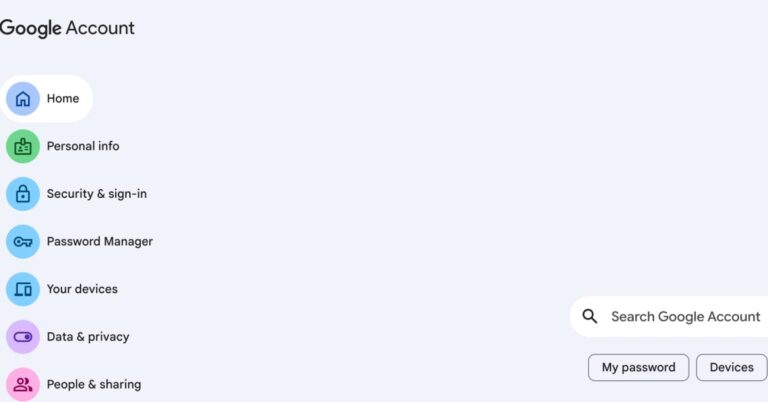 Google Account settings on the web gets M3 Expressive redesign