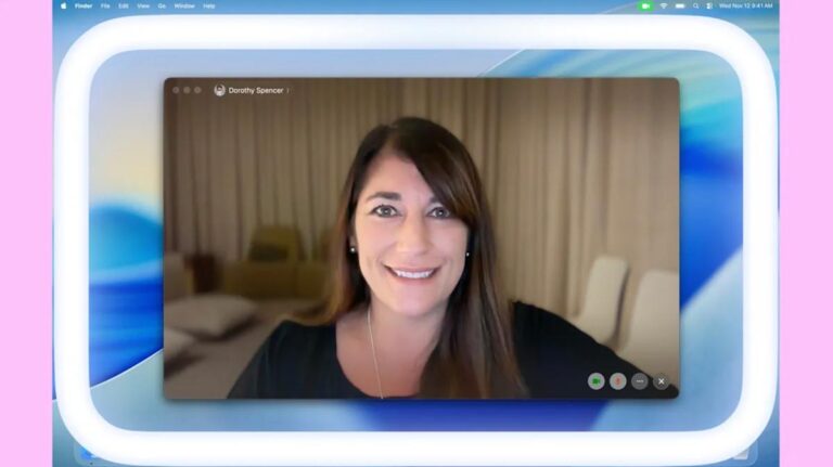 The next macOS update can turn your screen into a ring light
