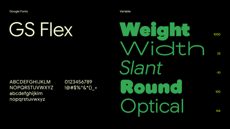 The Google Sans Flex typeface is now available to download