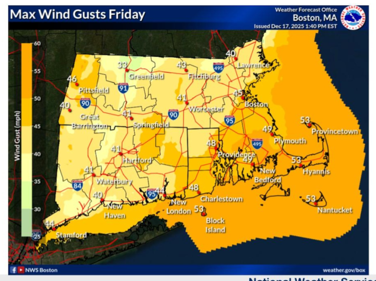 Mass. weather: Warm, sunny day to turn stormy with heavy rain and high winds