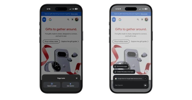 Chrome for iPhone rolling out built-in Gemini integration