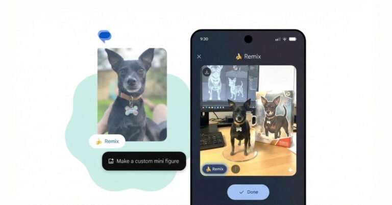 Google Messages toning down how thirsty Nano Banana Remix is