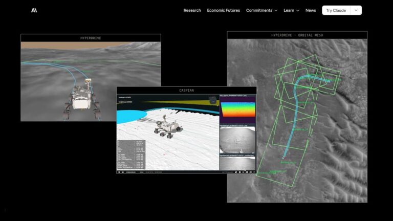 NASA used Claude to plot a route for its Perseverance rover on Mars